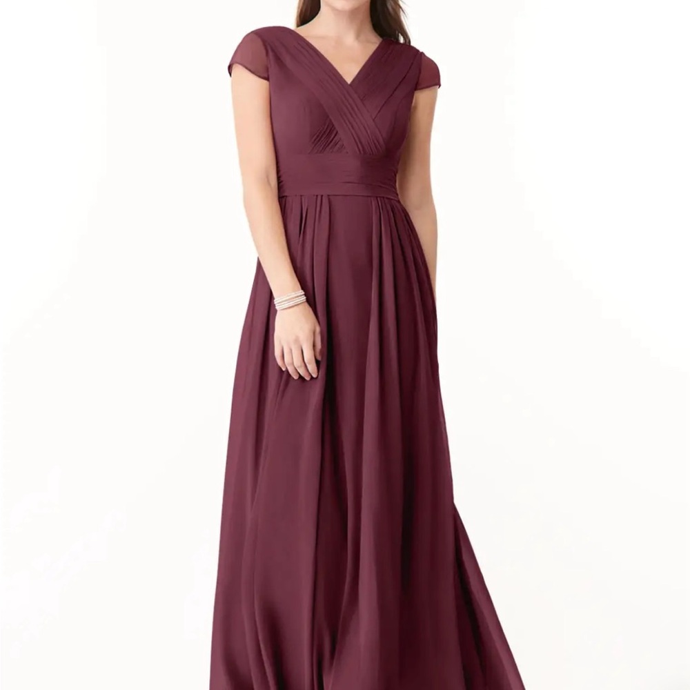 AZAZIE ORGANA
Cabernet A-Line Pleated Chiffon Dress